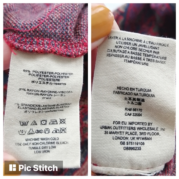 Free People Flare Jacquard Paisley High Rise Pants Size 4 - Picture 14 of 16